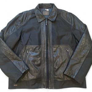 Men's Black Leather Jacket